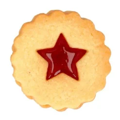 RBV Birkmann Plätzchen Ausstecher|Ausstecher Linzer Stern 5 cm Edelstahl