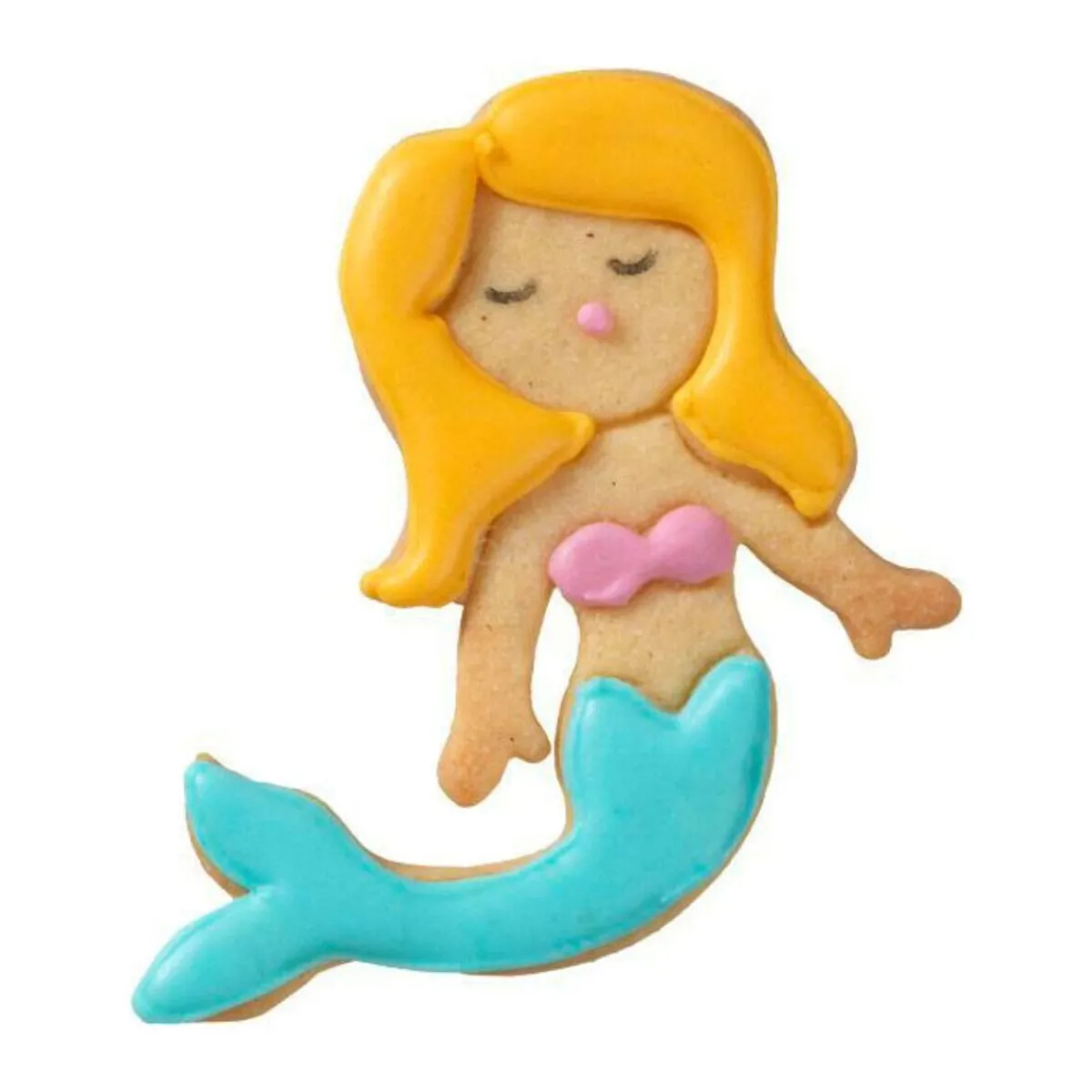 Ausstecher Meerjungfrau Edelstahl 9cm<RBV Birkmann