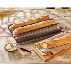 RBV Birkmann Kochwelt Entdecken|Backformen|Baguette-Blech 38x29 cm Laib & Seele anthrazit