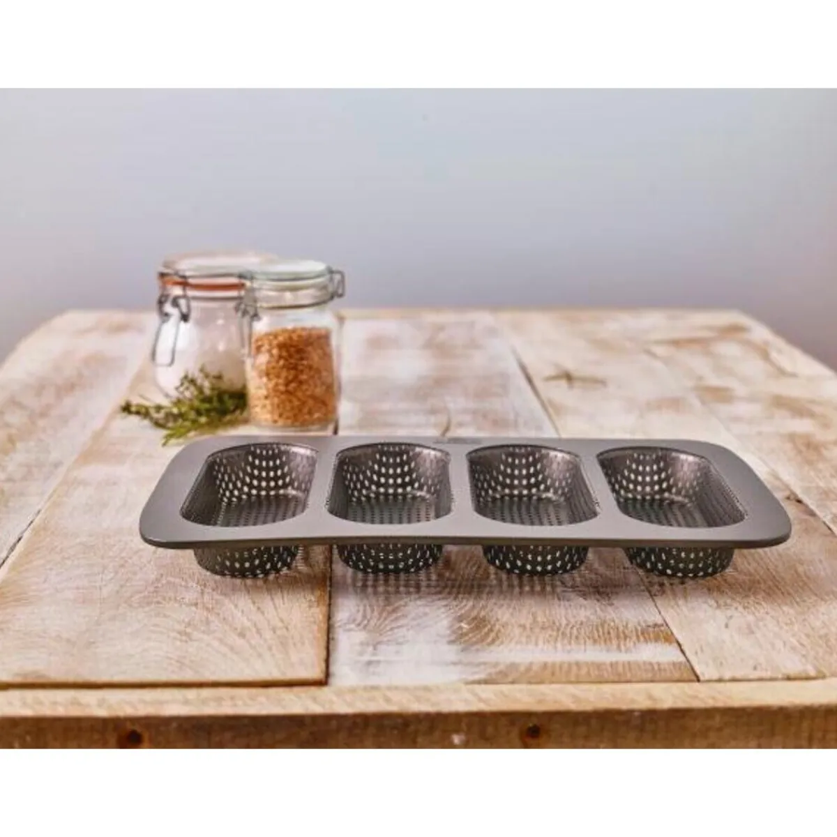 Mini Baguetteblech Mit Laib und Seele Antihaftbeschichtet<RBV Birkmann Best