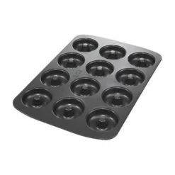 RBV Birkmann Kochwelt Entdecken|Backformen|Mini-Donut-Blech 26x37 cm Easy Baking grau