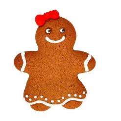 Präge-Ausstecher Gingerwoman 8 cm edelstahl<RBV Birkmann Best
