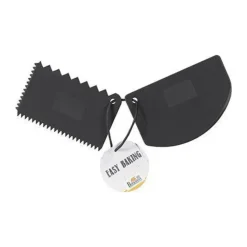 RBV Birkmann Weihnachtsbäckerei|Weihnachtsbäckerei|Teigkarten-Set 2-tlg Easy Baking Kunststoff grau