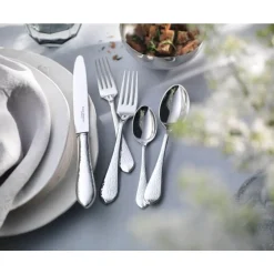 Dessertgabel 18 cm Martelé 150 g versilbert<Robbe & Berking