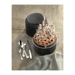 The Box - Martele 150 g versilbert inkl. 24-tlg Besteckset Frozen Black<Robbe & Berking New
