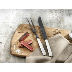 Tranchiergabel Frozen Black Riva 925 Sterlingsilber<Robbe & Berking New