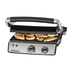 Rommelsbacher Kochwelt Entdecken|Grillen|Kontaktgrill KG 2020 35x33 cm 2000 W edelstahl