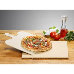 Rommelsbacher Kochwelt Entdecken|Pizza|Pizza-/Brotbackstein-Set 2-tlg. natur