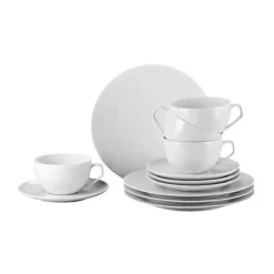 Rosenthal Frühstücksgeschirr|20 Jahre Tischwelt|Kaffee-Set 18-tlg. TAC Gropius Weiß