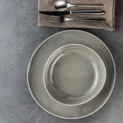 Teller-Set 18-tlg. Junto Pearl Grey<Rosenthal Clearance