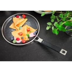 Crêpespfanne 28 cm Silence Pro silber<Rösle Hot