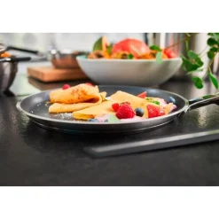 Crêpespfanne 28 cm Silence Pro silber<Rösle Hot