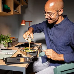 Dose 1,0 l Flexx 2Go edelstahl<Rösle