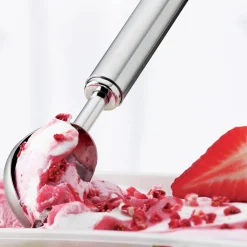 Eisportionierer mit Aufhängeöse Edelstahl 20,5cm<Rösle Clearance