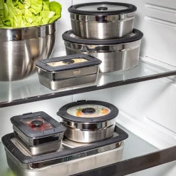 Vakuumdeckel zur Dose mit 0,6 l Flexx 2Go klar<Rösle New