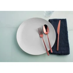 Besteck-Set 24-tlg. Rock Mirror PVD Copper<Sambonet Online