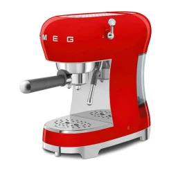 Smeg Kochwelt Entdecken|Espressomaschinen|Espressomaschine ECF02RDEU 50’s Style rot