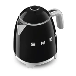 Smeg Kochwelt Entdecken|Mini-Wasserkocher 0,8 l 1400 W 50’s Style schwarz