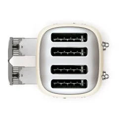 4-Scheiben-Toaster TSF03 2000 W 50's Style creme<Smeg New