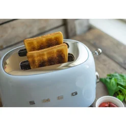 Smeg Kochwelt Entdecken|Weihnachten|2-Schlitz-Toaster TSF01 950 W 50's Style pastellblau