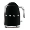 Smeg Wasserkocher|Wasserkocher KLF03 1,7 l 2400 W 50’s Style schwarz