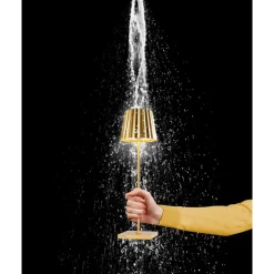 Akku-Tischleuchte 38 cm 2,4 W Troll 2.0 gold<Sompex Best