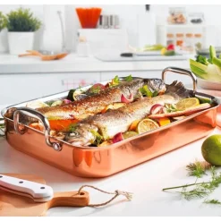 Spring Bräter|Kochwelt Entdecken|Bräter eckig 35x25cm Culinox nicht induktiv