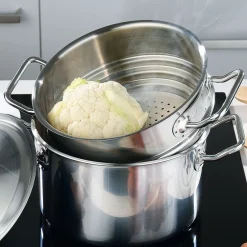 Spring Kochwelt Entdecken|Töpfe|Dämpfaufsatz 16-20 cm Brigade Premium