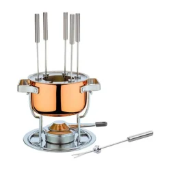 Spring Weihnachten|Kochwelt Entdecken|Fonduegarnitur Davos Culinox 17 cm kupfer