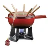 Spring Silvesterparty|Winterküche|Fondue-Garnitur 12-tlg. Saas-Fee rot