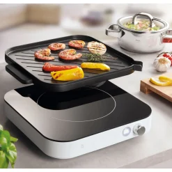 Induktionsgrill-Kochplatte Spirit 33x28 cm Elektro Line schwarz<Spring Best