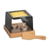 Spring Raclette|Weihnachten|Käse-Raclette für 1 12x12 cm Gourmet schwarz