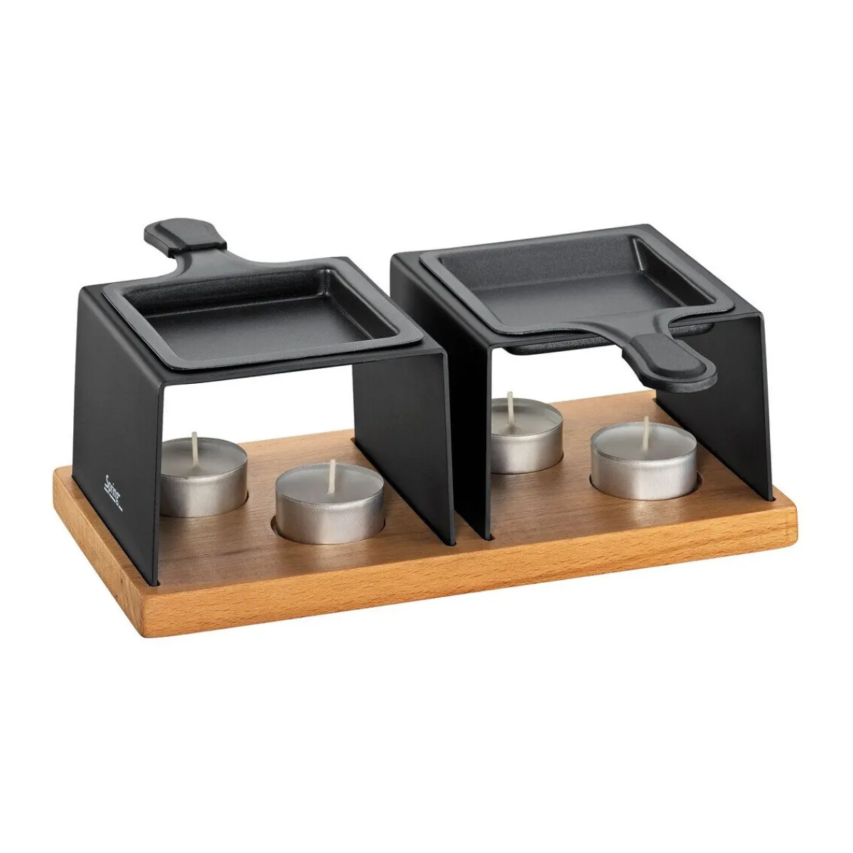 Spring Silvesterparty|Winterküche|Käse-Raclette für 2 24x13x8 cm Gourmet anthrazit