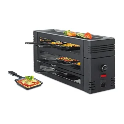 Raclette Pizza für 6 46x22x16 cm schwarz<Spring Discount