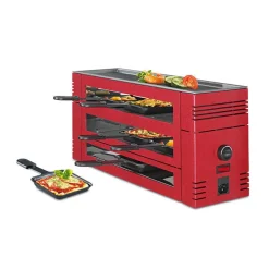 Raclette Pizza für 6 46x16x21 cm rot<Spring Best