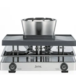 Raclette/Fondue für 8 31x34x17 cm Classic edelstahl<Spring Sale