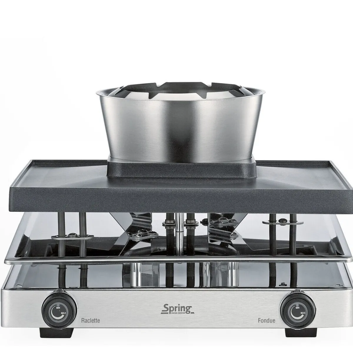 Spring Raclette|Fondue|Raclette/Fondue für 8 31x34x17 cm Classic edelstahl