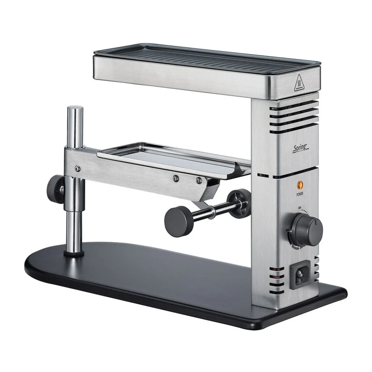 Spring Raclette|Kochwelt Entdecken|Raclette-Ofen 36x17x25 cm Chalet edelstahl