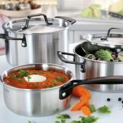 Spring Kochwelt Entdecken|Töpfe|Topf-Set 5-tlg. Gourmet schwarz