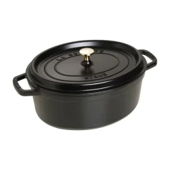 Cocotte 31 cm schwarz<Staub