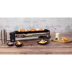 Raclette Cheeseboard Grill für 4 50 cm anthrazit<Stöckli