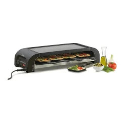 Stöckli Raclette|Pizza|Raclette PizzaGrill für 8 59x23x13 cm anthrazit
