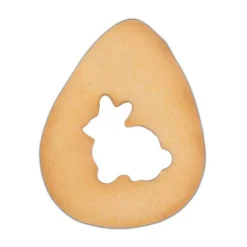 Städter Kochwelt Entdecken|Ausstecher Ei mit Hase 7 cm edelstahl