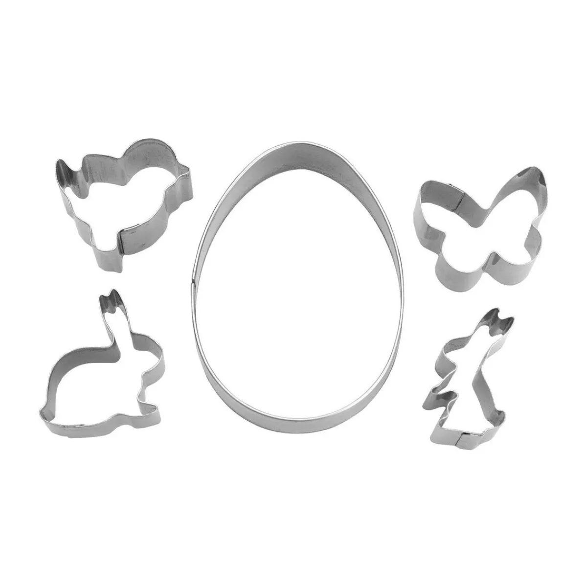 Städter Backzubehör|Kochwelt Entdecken|Ausstecher Ostern 5er-Set edelstahl
