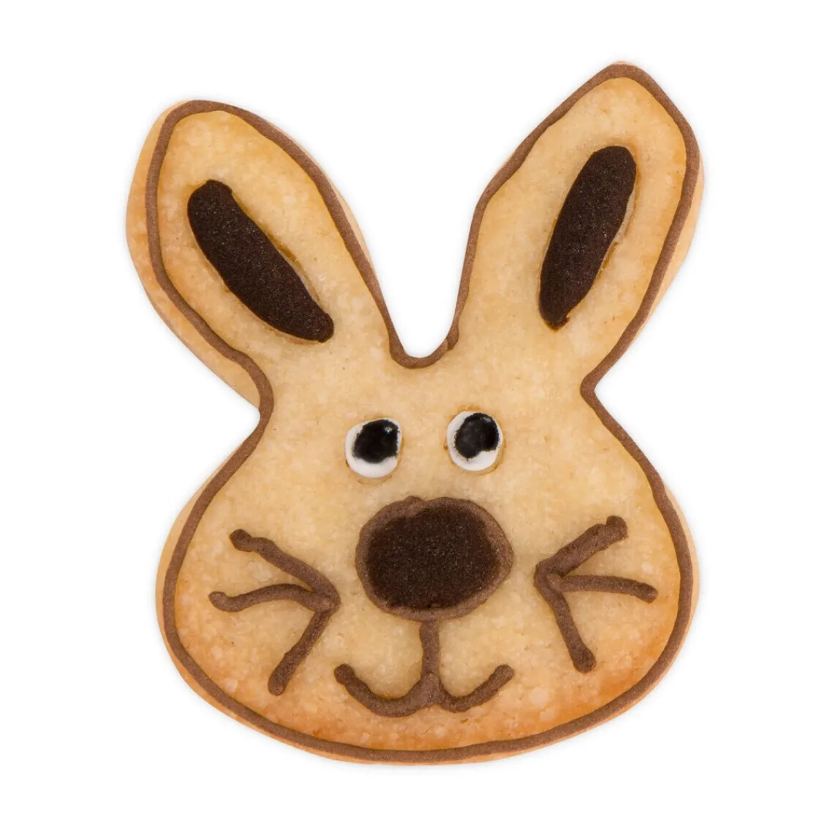 Präge-Ausstecher Hasengesicht 5,5 cm silber<Städter Clearance