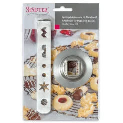 Städter Küchenmaschinen|Spritzgebäck Vorsatz zu Fleischwolf 5KSMM Gr. 7/8 Kitchen Aid