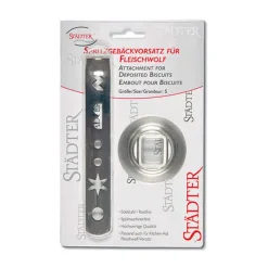 Spritzgebäckvorsatz 5 zu Fleischwolf 5FGA<Städter Discount