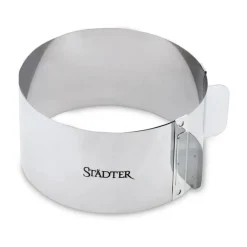 Städter Backzubehör|Kochwelt Entdecken|Tortenring rund verstellbar 15-30 cm H. 9 cm