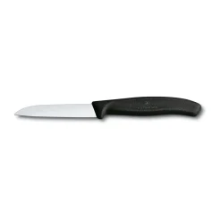 Gemüsemesser 8 cm Swiss Classic schwarz<Victorinox Discount
