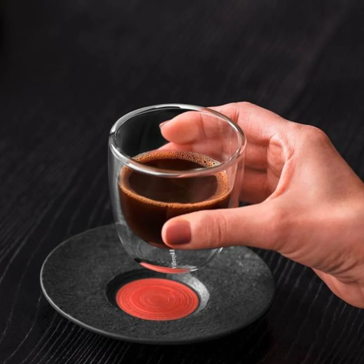 Café au Lait Untertasse 17 cm Manufacture Rock Glow<Villeroy & Boch Sale